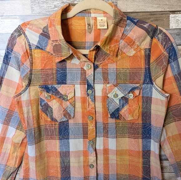 BKE Western Button Down Shirt - Picture 7 of 16
